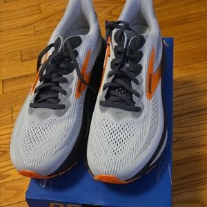 Brooks Athletic Shoes in Gray and Orange